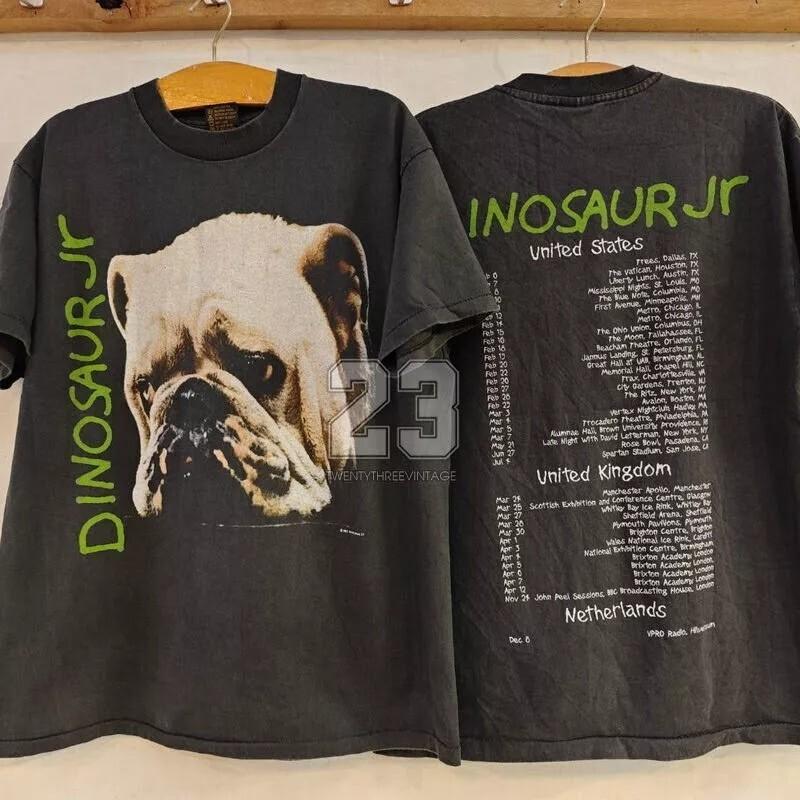 Dinosour JR Shirt, Dinosaur Jr Rock Band Tour 2 Side Black T-shirt Unisex S-5XL Unisex T-Shirt L