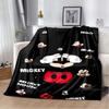 Die Mickey Maus Cartoon-Decke ist flauschig und weich, geeignet für Kinder und Erwachsene und perfekt für Zuhause, Reisen, Camping an