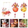 Chinese New Year Craft Kits Lions Dance Themed Lanterns Easy Assembly Holiday Classroom Activity Supplies