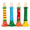 Montessori Toys Wooden Trumpet Toy Sound Training Games Children's Whistles  Gifts for Children