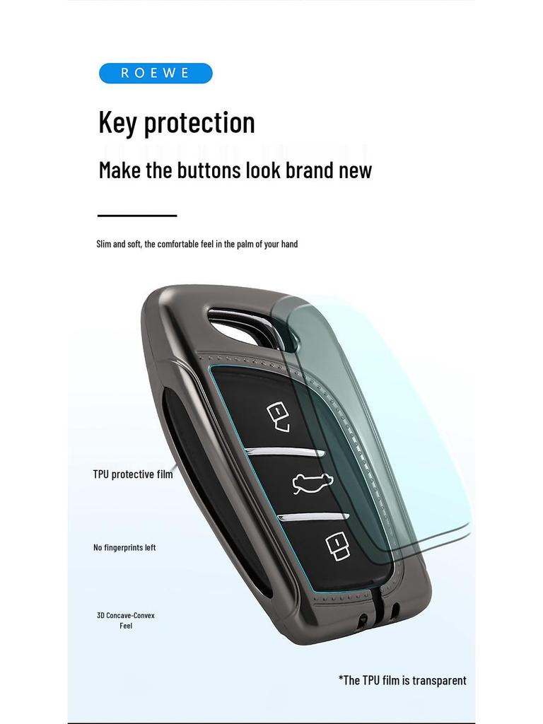 Roewe RX5/i5/i6 Max Men's 360 Key Case for RX3/RX8/Clever 350
