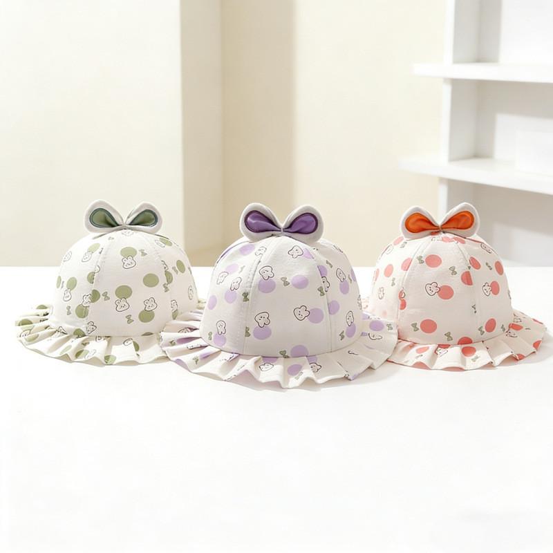 Baby Summer Sun Hat With Wide Brim Cotton Sun Protection For Toddler Girls And Boys