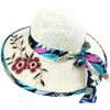 Foldable Straw Beach Cap Wide Brim Panama Hat New Sun Protection Hat  Women Summer