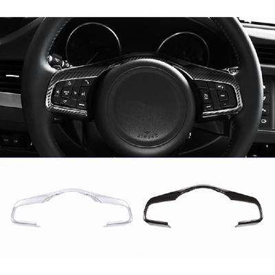 Car Steering Wheel Decorative Frame Trim For Jaguar XF XFL F-Pace F-TYPE 2016-2018 Car
