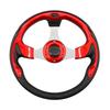 Golf Cart Sports Style Steering Wheel with PU Cortex Material and Precise Fit for Club Car Golf Cart Parts