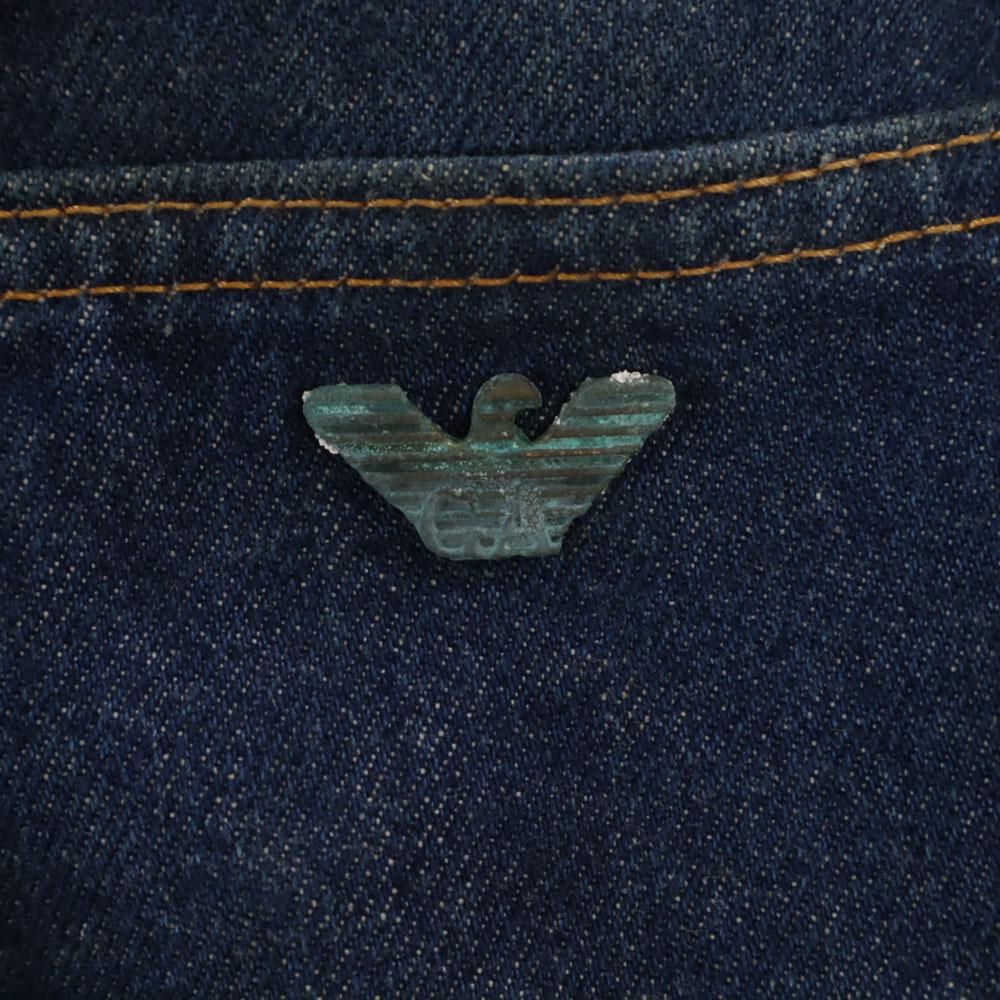 ARMANI JEANS 90s Made in Italy Old Tapered denim pants W33 Indigo blue Men's Used