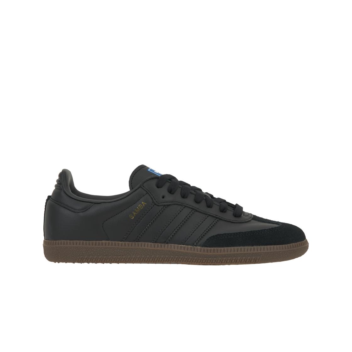Унисекс кроссовки adidas Samba OG Triple Black Основной черный Резина IE3438 36⅔