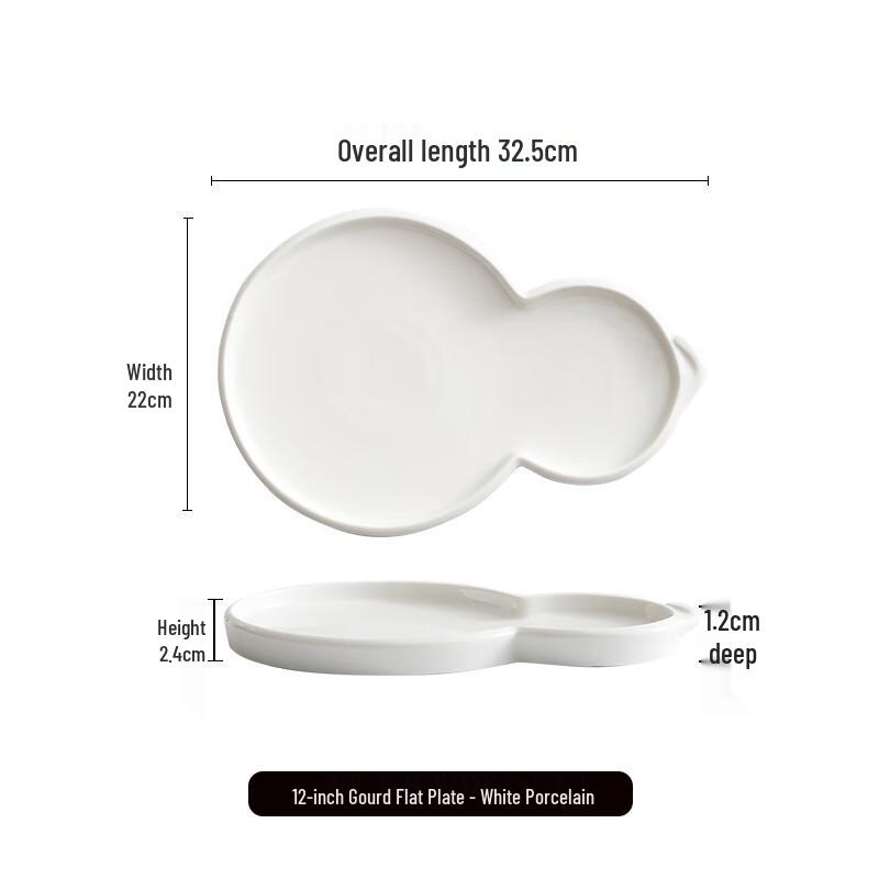 Nordic Irregular Ceramic Serving Plate