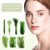 7PCS Guasha Beauty Massage Scraping Massage Scraper Natural Resin GuaSha Tool Massage Tools Set For Face Back And Neck Skin Care