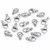 25pcs Stainless Steel Lobster Clasps Hooks End Clasps Connectors For Necklace Bracelet Jewelry Making Accessories Wholesale