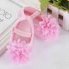 Toddler Kid Baby Girl Chiffon Flower Elastic Band Newborn Walking Shoes PK 12