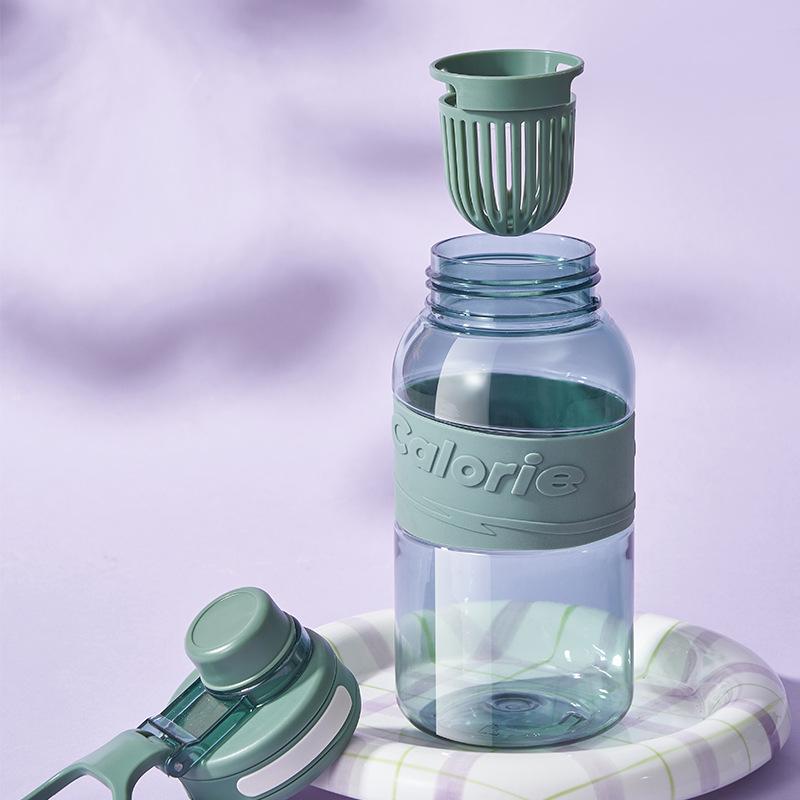 Sports Water Cup, Student Casual Cup, Portable Space Cup with Filter, Durable Tea Cup