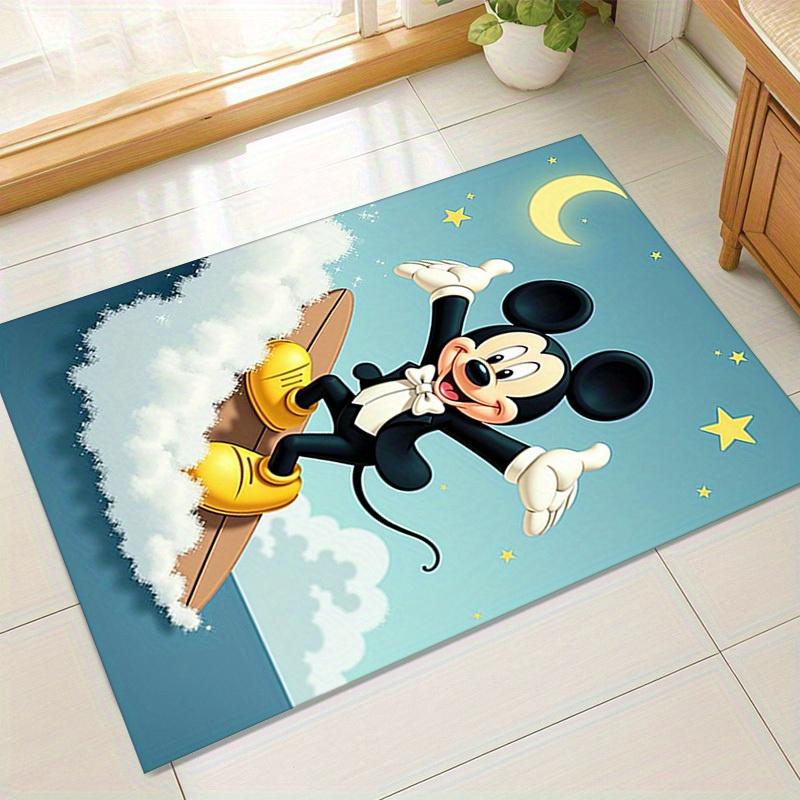 

1pc. Mickey Mouse Cloud Surfing Rug - Perfect for Home Decor, Office Carpet, Chair Cover, Outdoor Decoration, and Gift Ideasz041139 60cm by 90cm
