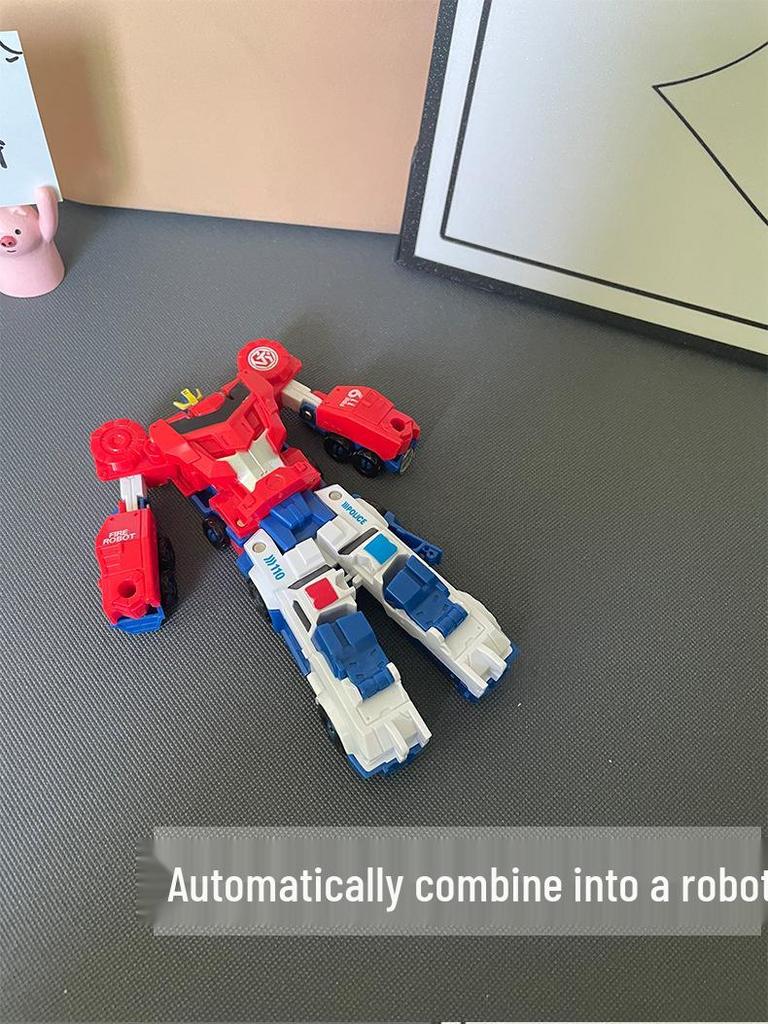 Children's Two-in-One Magnetic Transforming Robot Toy