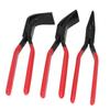 3pcs Metal Bending Pliers Straight 45 Degree 90 Degree Jaw Hand Seamers for Bending Flattening Sheet