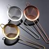 Stainless Steel Mesh Strainer Fine Tea Strainer with Long Handle Colanders Mesh Strainers Sieve for Cocktail Coffee Food Flours
