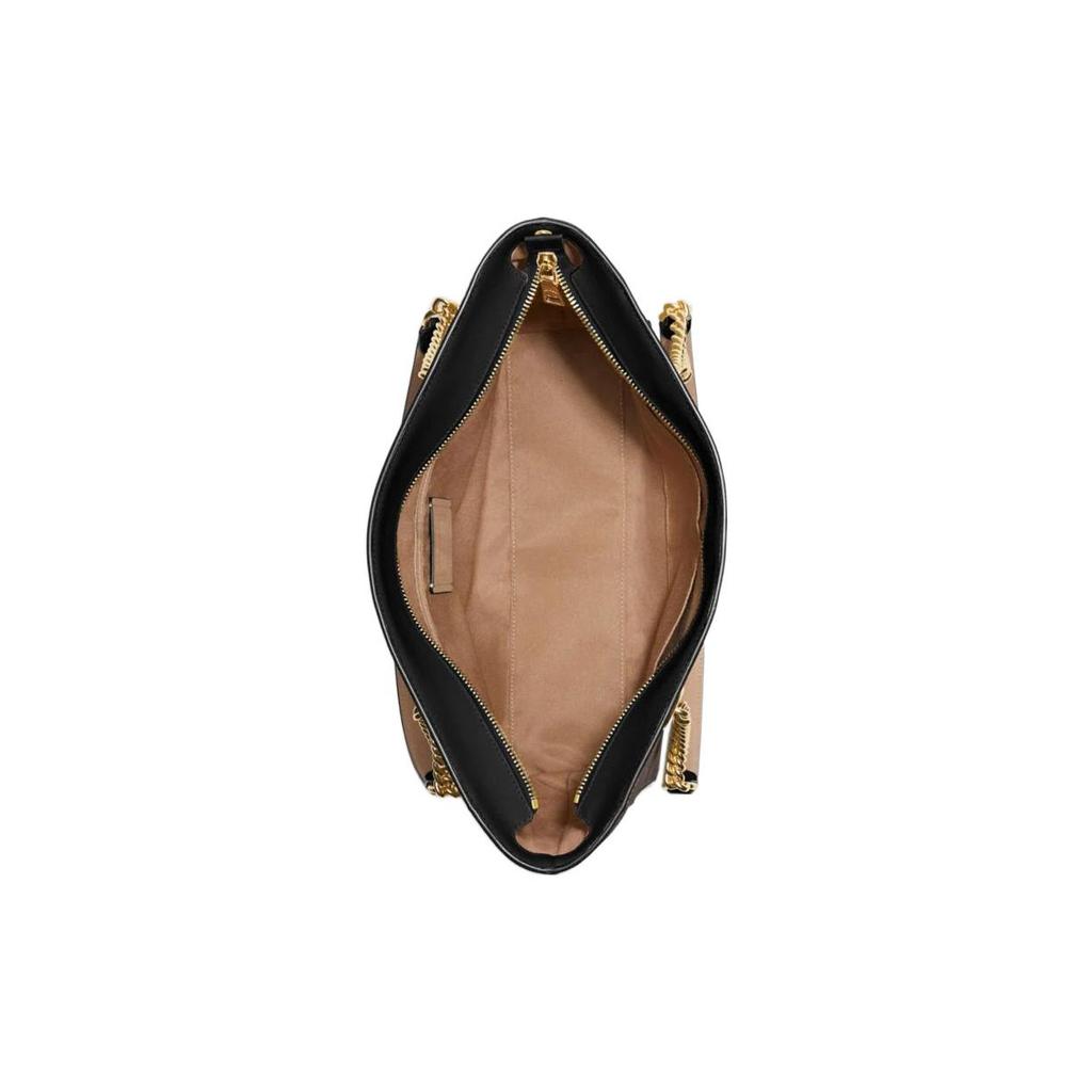 New COACH Cammie Artificial Leather Tote Bag, Shopping Bag, Shoulder Bag, Handbag Large Size Women's Brown & Black C8148-IMAA8