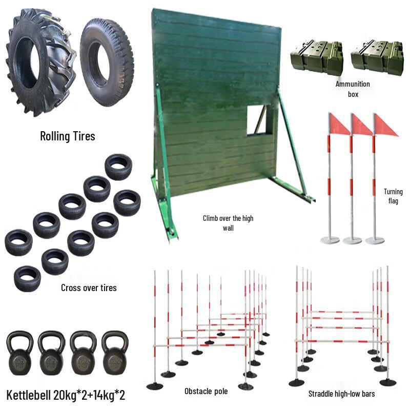 Mojies 400m Outdoor Obstacle Course Set