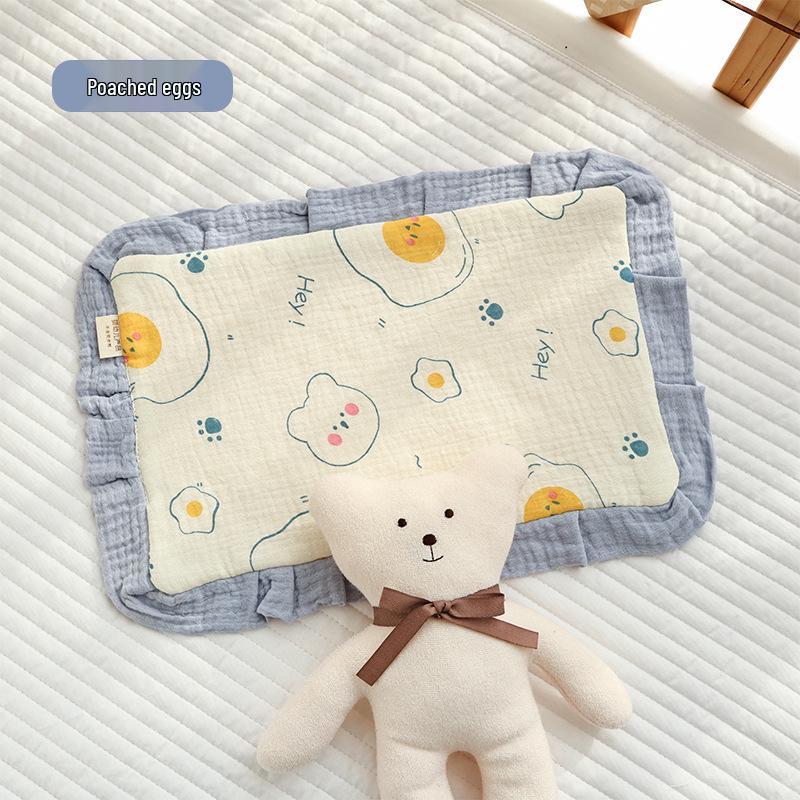 A-Grade Pure Cotton Cloud Pillow for Newborns - Soft & Comforting for All Seasons
