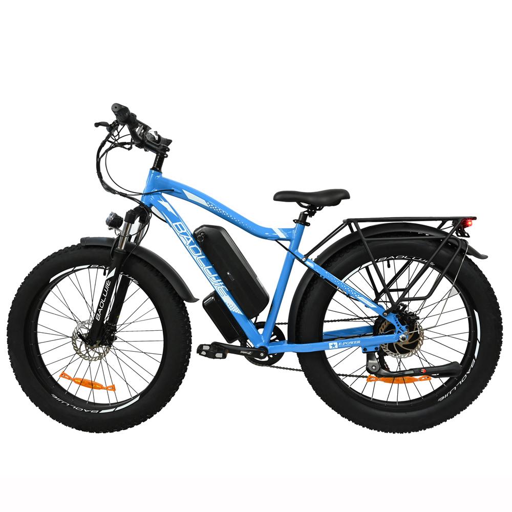 BAOLUJIE DP-2619 Speichenrad Erwachsenen Elektrofahrrad 750W Motor 48V13AH Batterie 26*4 Zoll Fat Tire E-Bike Mountain Offroad Elektrofahrrad