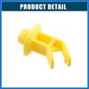 Hood Prop Rod Clip Retainer Fit for Ford Focus Escape - Pack of 1 Yellow Auto Accessories