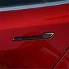 4Pcs/set Carbon Fiber Side Door Handle Cover Sticker Decal For Tesla Model 3 LB