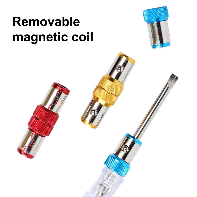 Universal 1 Pcs Magnetic Ring Alloy Magnetic Ring Screwdriver Bits Anti-Corrosion Strong Magnetizer Drill Bit Magnetic Ring