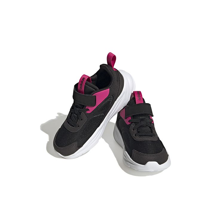 adidas Neo Ozelle Dämpfung Atmungsaktiv Niedrig geschnittene Laufschuhe Kinder Sneaker Schwarz GW1563