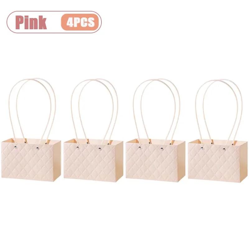 1-10PCS Reusable Waterproof Flower Gift Tote Bag Portable Floral Packaging Bag for Wedding Birthday Party Bouquet ArrangementUse