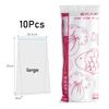 10Pcs Stand Up Plastic Sealed Bag Leakproof Fresh-keeping Zip Shut Bag S/M/L Reusable Refrigerator Fresh Wrap