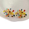 Exquisite Fireworks Modeling Stud Earrings Sparkling Colorful Rhinestone Oil Drop Earring Women Elegant Everyday Party Jewelry