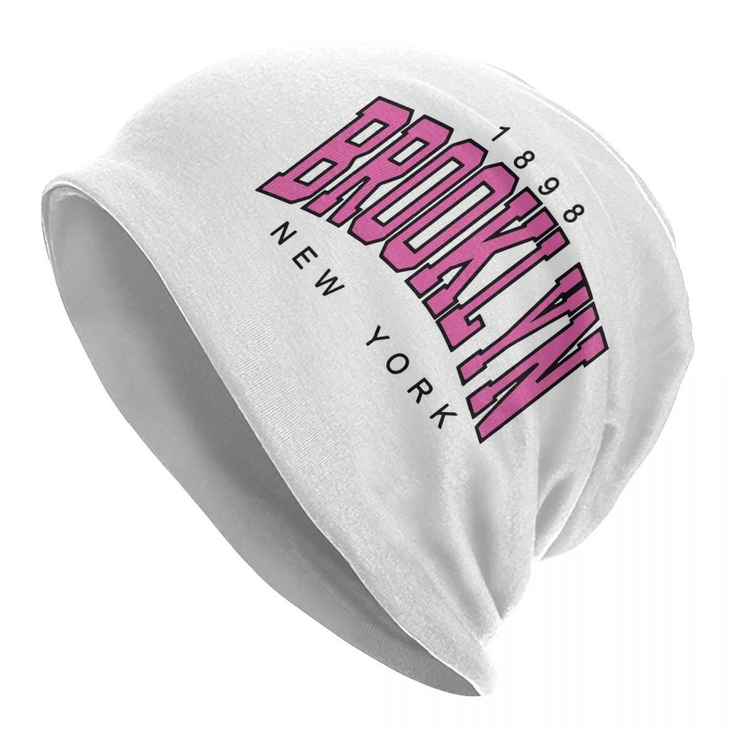 Brooklyn New York Unisex Adult Beanies Caps Knitted Bonnet Hat Warm Fashion Autumn Winter Outdoor Skullies Hats