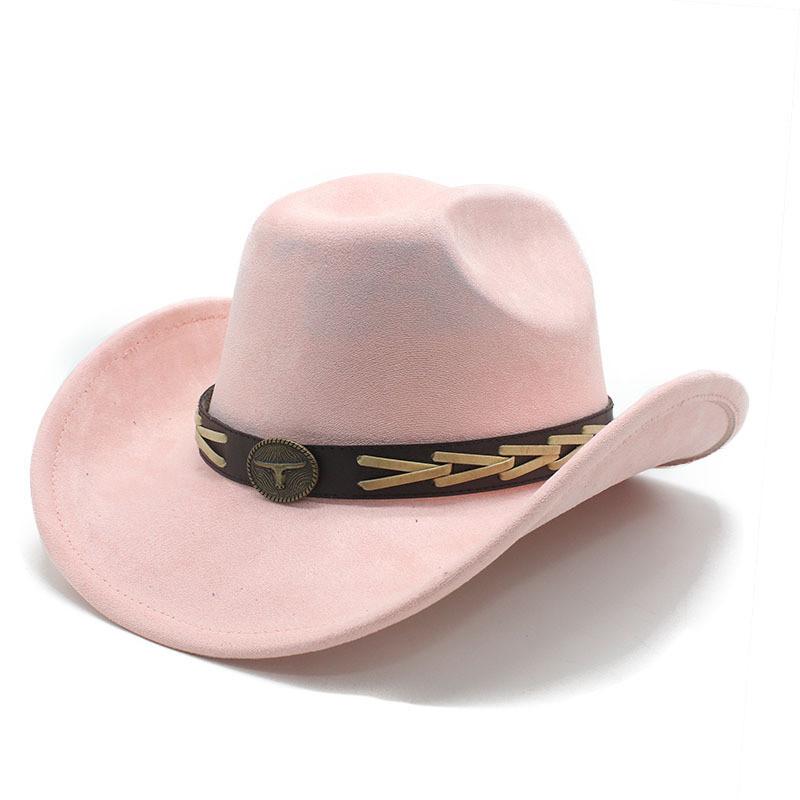Knot Embroidered Wide Brim Hat With Polyester Wool For Spring Summer Cultural Fashion
