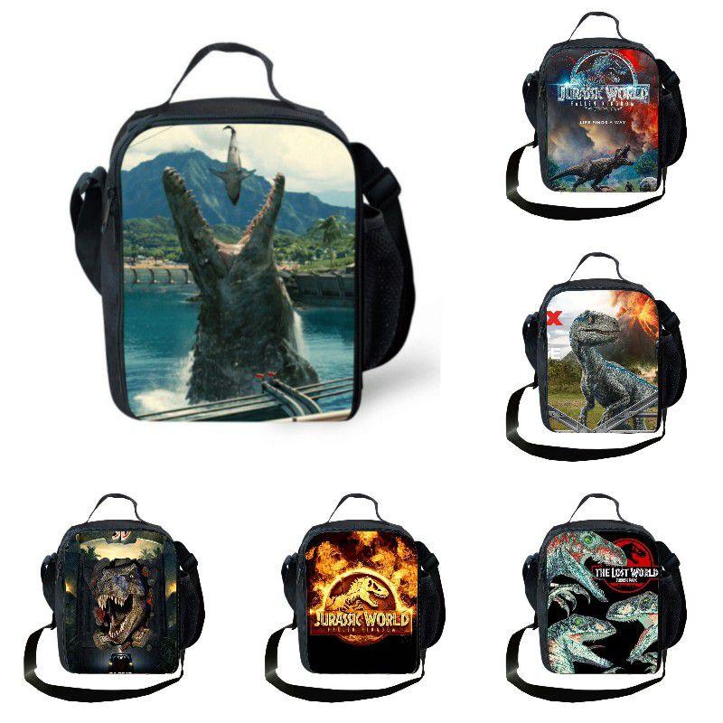 Jurassic Park Dinosaur 3d Lunch Bag For Kids With Tyrannosaurus Rex Print