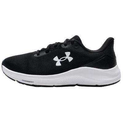 Zapatillas Charged Pursuit 4 para mujer, color negro y blanco, 3028261-001