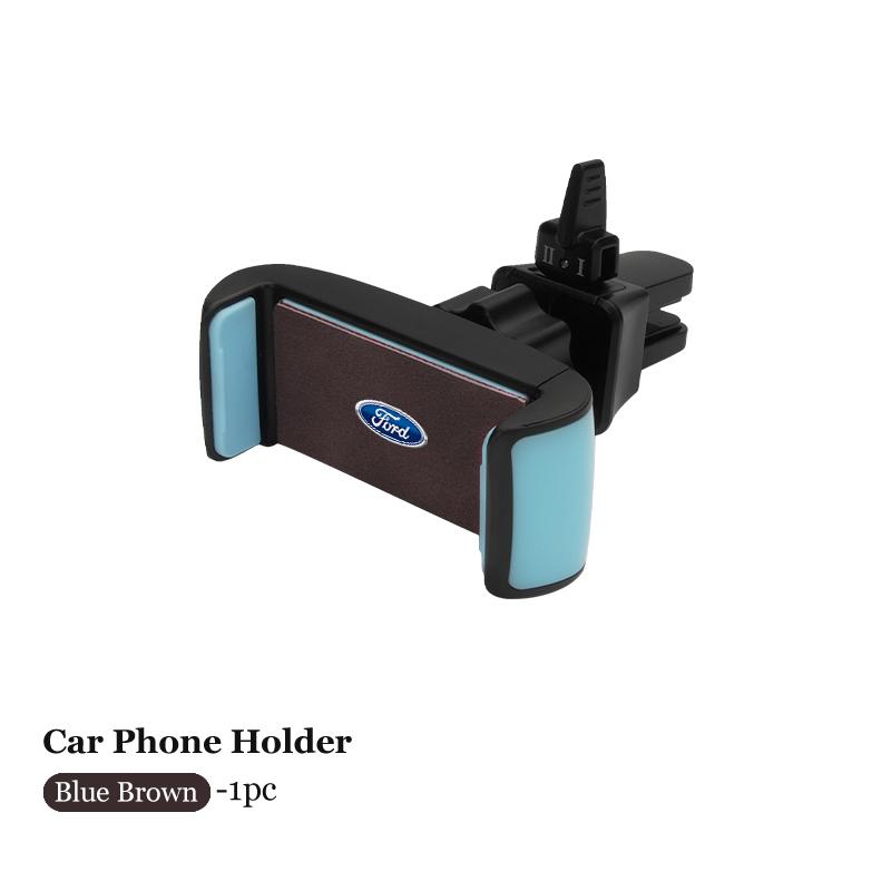 For Ford Car Phone Holder with Car Logo Fit Air Vent Silent Operation Fiesta Ranger Mondeo Escape Ecosport Fusion Explorer