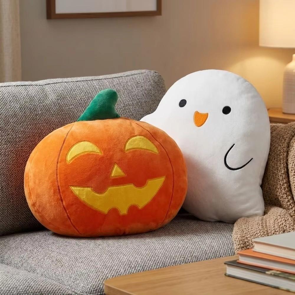 Super Soft Ghost Shaped Pillow PP Cotton Filling Waist Pillow Cute Black Cat Pillow