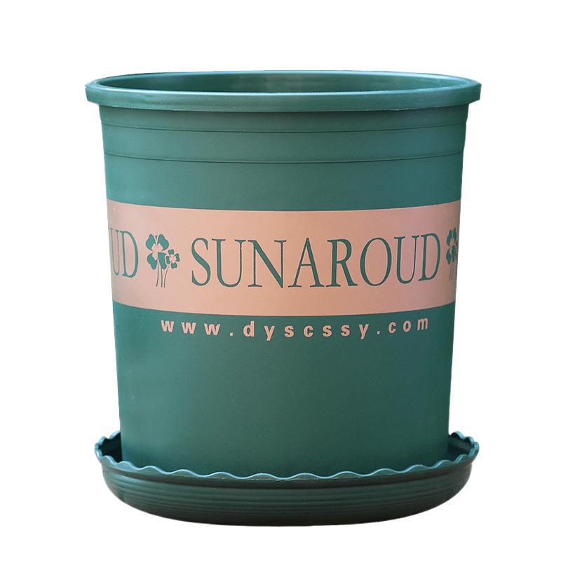 Durable Plastic Resin Plant Pot for Small Succulents & Large Bonsai, Breathable & Thickened for Balcony or Desktop Use.