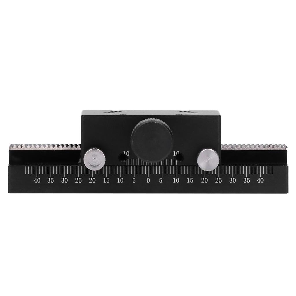 X Axis Dovetail Manual Trimming Platform Aluminum Alloy Gear Linear Slide Stage HC30‑A100