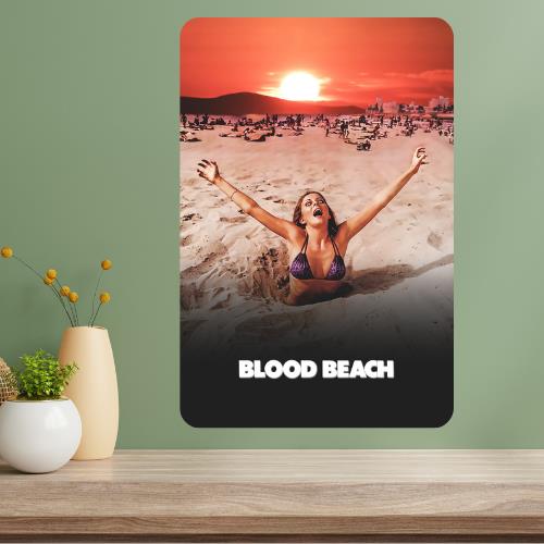 

Blood Beach Classic Movie Metal Poster Sign 20x30cm（7.8x11.8inch）