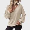 2024 V-neck Autumn/Winter T-shirt Tops