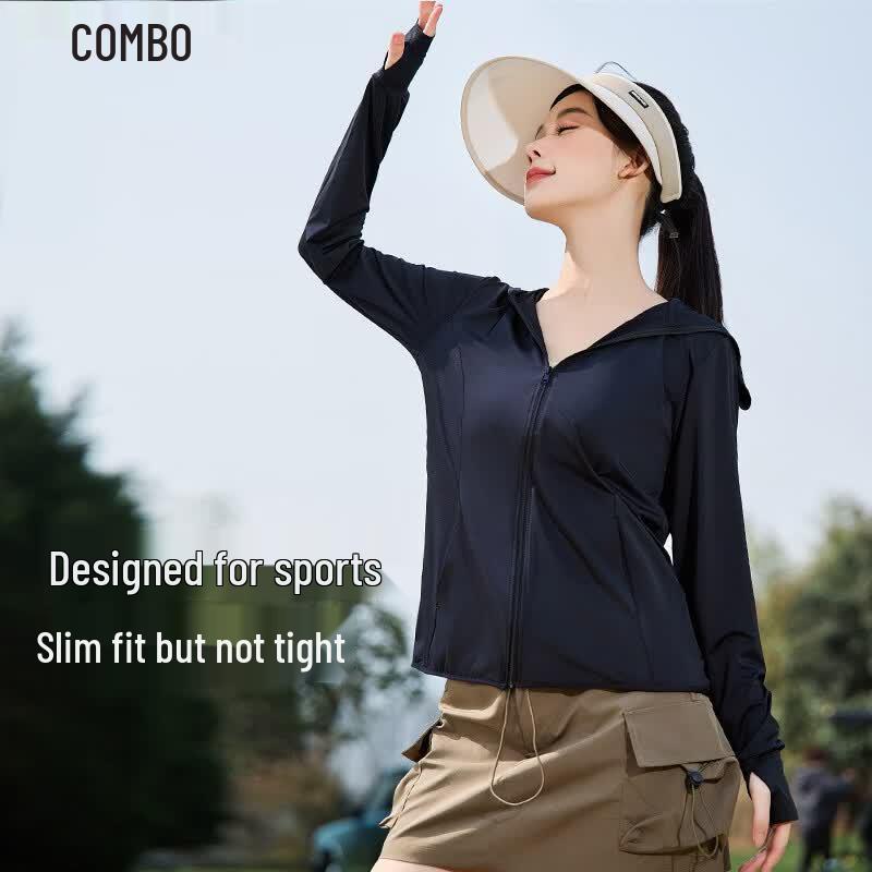 Combo Women's Summer Ice Silk UPF50+ Sun Protection Jacket