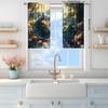 2-Panels Magnificent Blue Peacock Drea Curtains   Distinctive Printed Curtains   Suitable for Gifting To Family and Friends