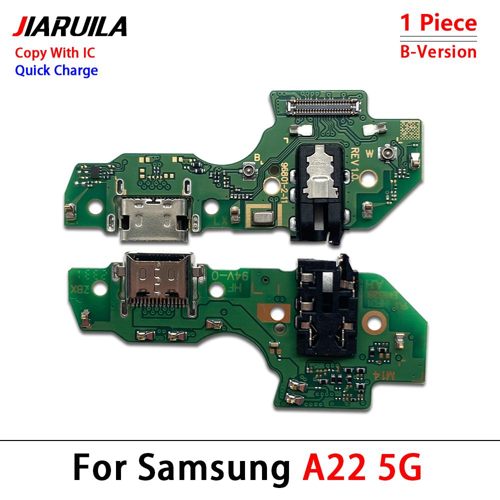 NEW Tested USB Charging Port Dock Charger Plug Connector Board Main Motherboard Flex Cable Parts For Samsung A22 A32 4G A42 5G