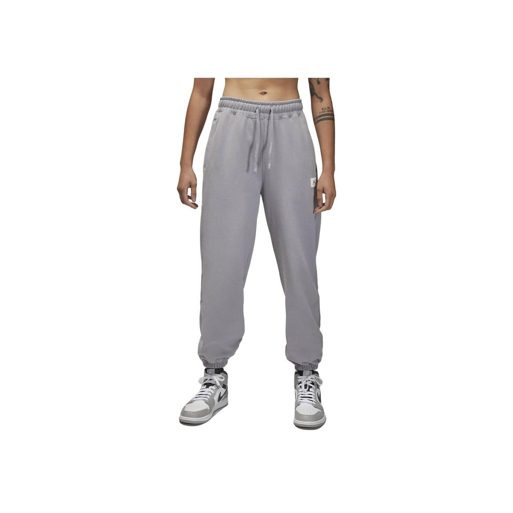 Jordan Flight Fleece Cuffed Joggers Women Bottoms Cement-Grey DQ4607-011