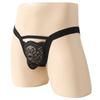 Floral Lace Sissy Pouch Panties Men Hollow Butt  Jockstrap Thong G-String Crossdresser See Through Lingerie U Convex Underpant