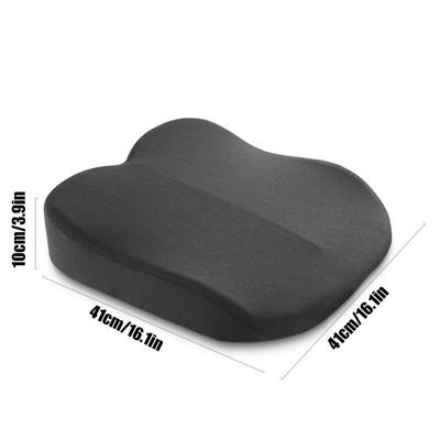 Cojín para asiento de coche, cojín para asiento de conductor con cómoda espuma viscoelástica y goma antideslizante, silla de oficina para vehículos, funda para asiento de coche para el hogar