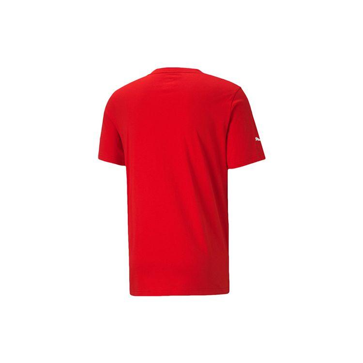 Puma Ferrari Race Big Shield Tee Men Tops Racing-Red 597956-01