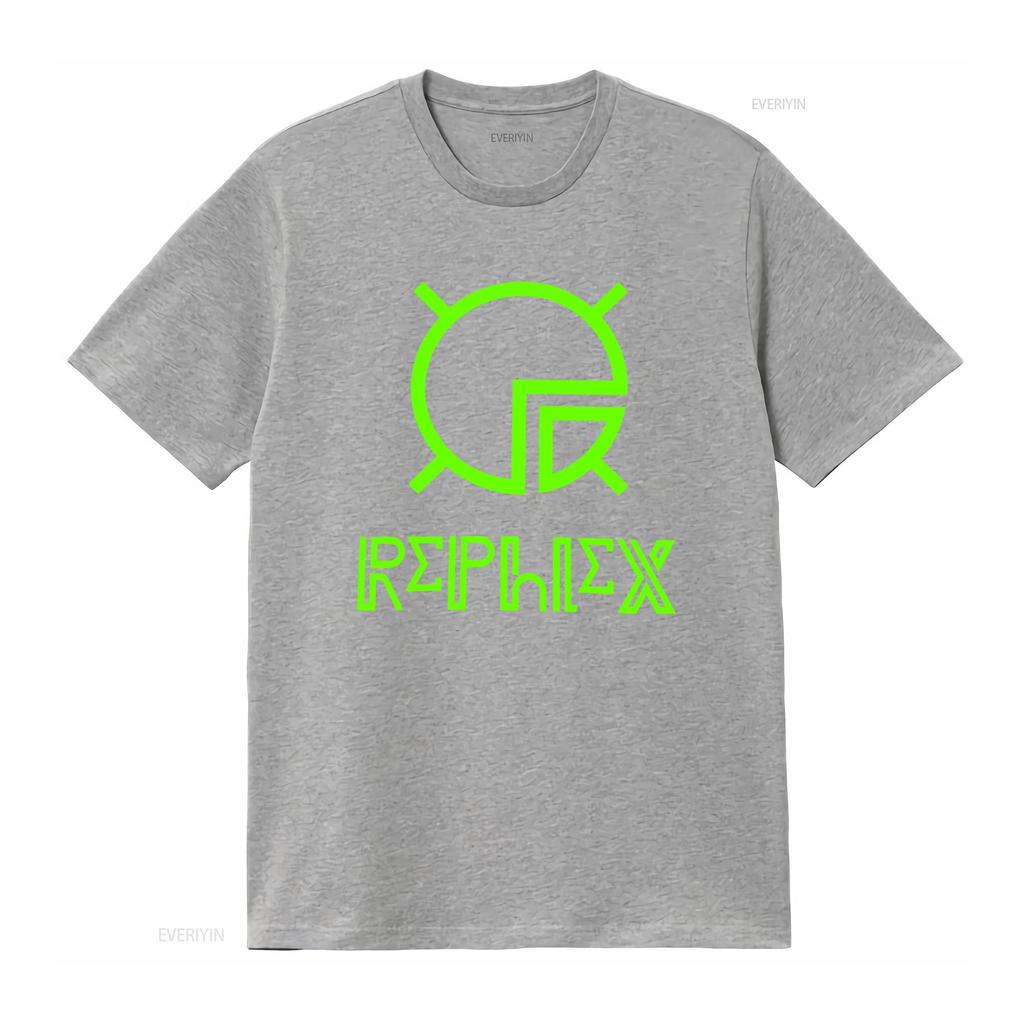 Neon Green Rephlex Records T Shirt Warp Aphex Twin 808 State Drexciya Techno Fashion Vintage Washed Fashion Casual Homme
