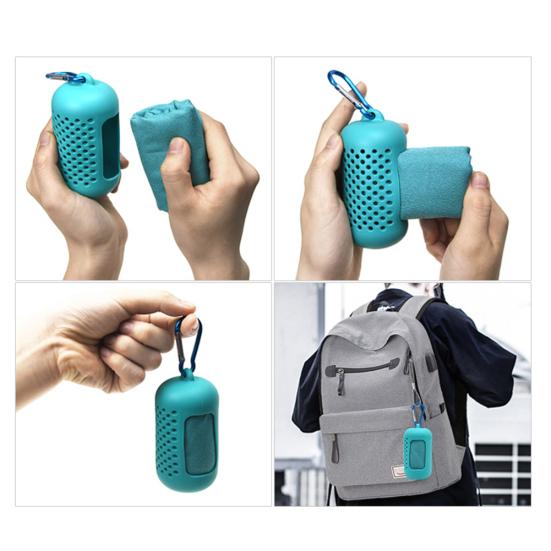 Portable Microfiber Fast Dry Gym Cycling Beach Sports Cooling Shower Bath Towel